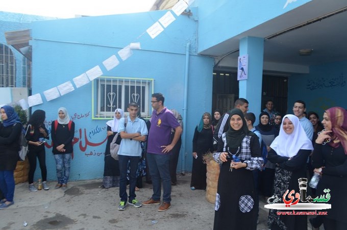 تهنئة حارة من صف الثاني عشر للزملية ميسر حسن عامر  ... بمناسبة فوزها  برئاسة مجلس طلاب الشاملة 